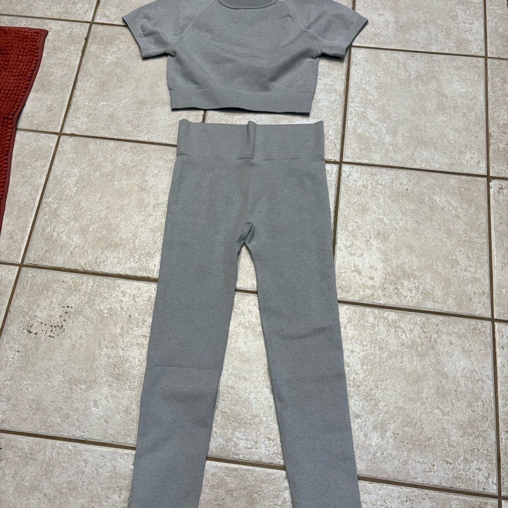 Gray Girls Two-Piece Set
